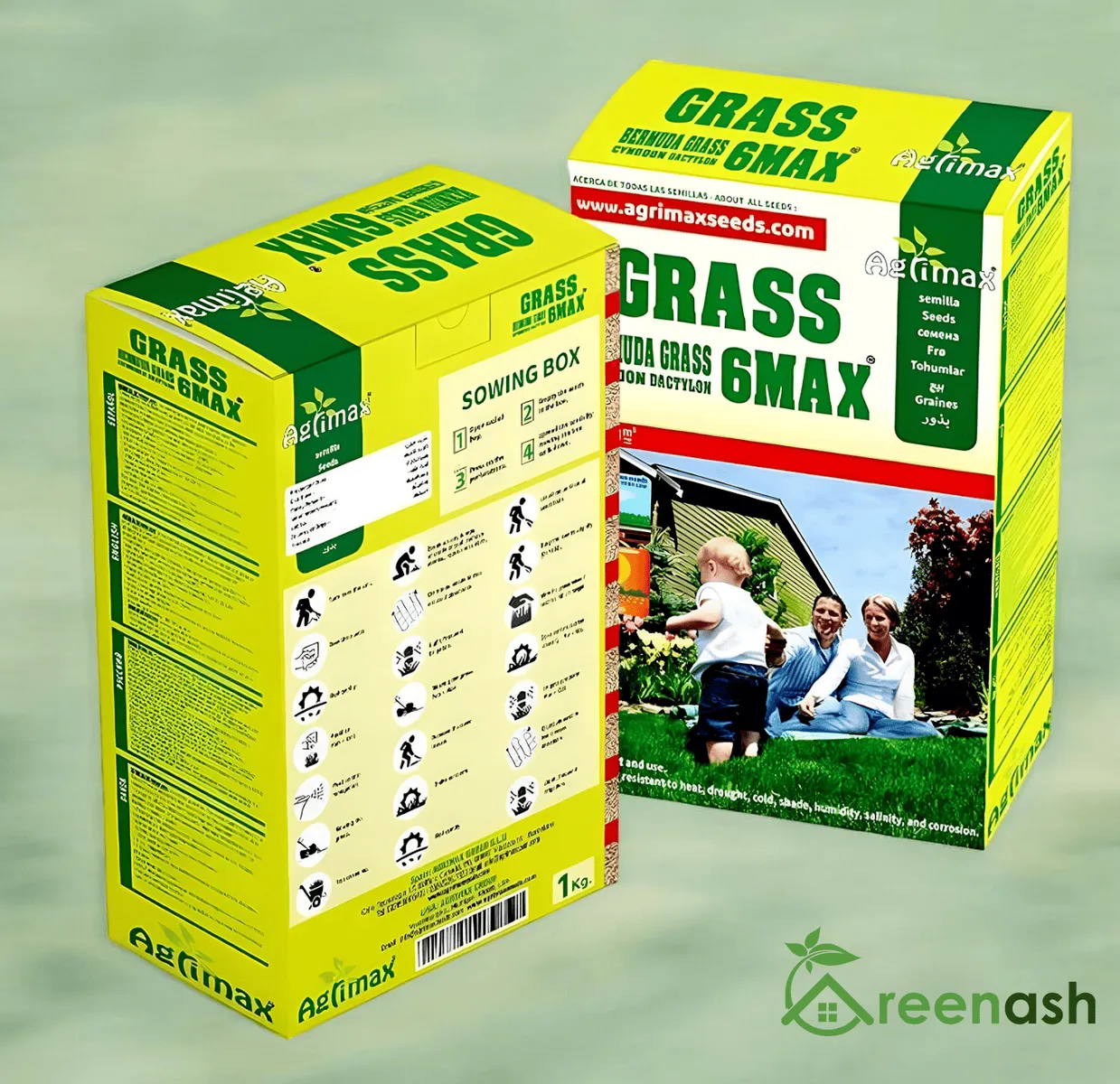 Agrimax 6Max Bermuda Grass Seeds â 1kg